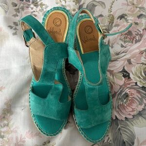 Vidorreta Teal Women's Sandals
